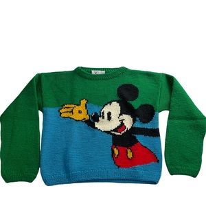 Vintage Wool Mickey Sweater